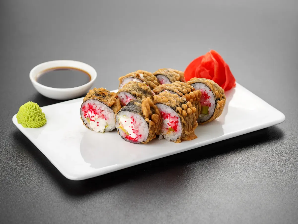  Якинори - Ролл Жареный с угрем и креветкой 310 гр